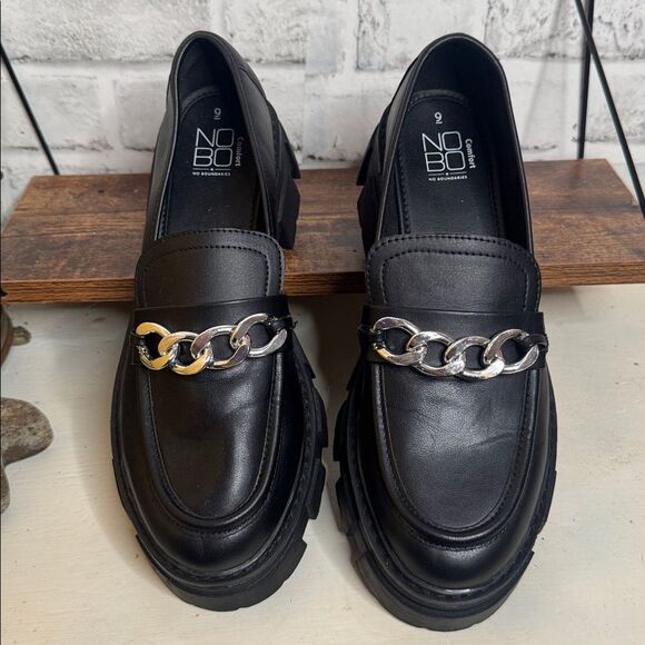 NoBo No Boundaries Shoes Platform Lug Loafers Size 9 - Picture 2 of 6